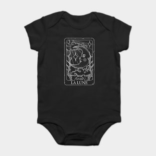 The moon tarot card Baby Bodysuit